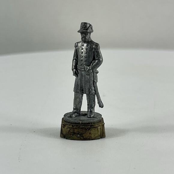 Six Civil War Soldiers Metal Pewter Finished Figures Measures 1-5/8" - Picture 11 of 13